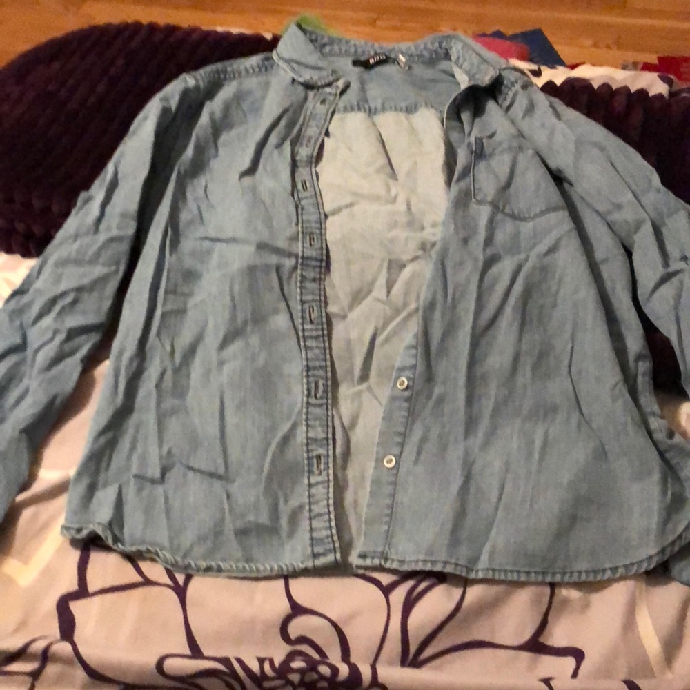 Jean blouse